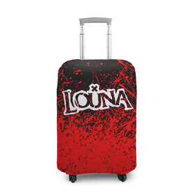 Чехол для чемодана 3D с принтом Louna , 86% полиэфир, 14% спандекс | двустороннее нанесение принта, прорези для ручек и колес | louna | tracktor bowling | альтернативный метал | альтернативный рок | гранж | лу | луна | ню метал | панк рок | хард рок