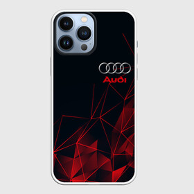 Чехол для iPhone 13 Pro Max с принтом AUDI | АУДИ (Z) ,  |  | Тематика изображения на принте: audi | auto | sport | авто | автомобиль | автомобильные | ауди | бренд | марка | машины | спорт