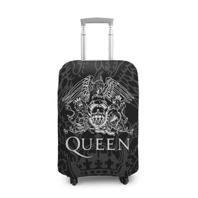 Чехол для чемодана 3D с принтом QUEEN , 86% полиэфир, 14% спандекс | двустороннее нанесение принта, прорези для ручек и колес | queen | rock | we will rock you | брайан мэи | группа queen | группа квин | джон дикон | квин | королева | король | роджер тейлор | рок | фредди меркьюри