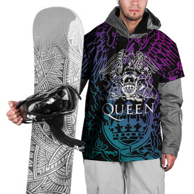 Накидка на куртку 3D с принтом QUEEN | Freddie Mercury (Z) , 100% полиэстер |  | Тематика изображения на принте: queen | rock | we will rock you | брайан мэи | группа queen | группа квин | джон дикон | квин | королева | король | роджер тейлор | рок | фредди меркьюри