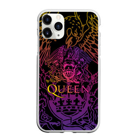 Чехол для iPhone 11 Pro матовый с принтом QUEEN , Силикон |  | queen | rock | we will rock you | брайан мэи | группа queen | группа квин | джон дикон | квин | королева | король | роджер тейлор | рок | фредди меркьюри