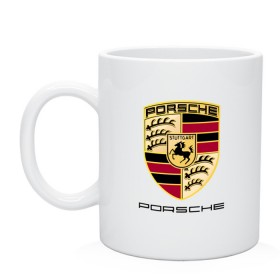 Кружка с принтом PORSCHE , керамика | объем — 330 мл, диаметр — 80 мм. Принт наносится на бока кружки, можно сделать два разных изображения | Тематика изображения на принте: auto | boxter | cayenne | macan | porsche | sport | авто | автомобиль | автомобильные | бренд | каен | макан | марка | машины | порш | порше | премиум | спорт