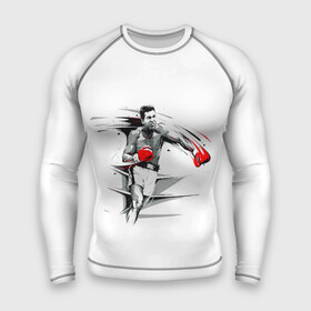 Мужской рашгард 3D с принтом Мухаммед Али ,  |  | art | box | fighter | muhammad ali | punch | rocky | sport | арт | боец | бокс | канаты | кассиус клей | мохаммед али | мухаммед али | парню | перчатки | прикольная | ринг | рокки | спорт | удар | человек | чемпион