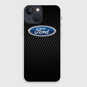 Чехол для iPhone 13 mini с принтом Ford Carbone | Форд Карбон ,  |  | explorer | fiesta | focus | ford | gt40 | kuga | mondeo | mustang | авто | автомобиль | ам | куга | машина | мондео | мустанг | фиеста | фокус | форд