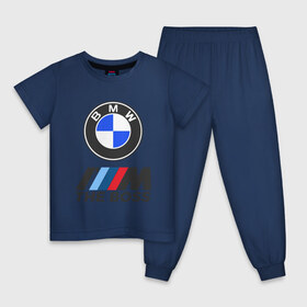 Детская пижама хлопок с принтом BMW BOSS , 100% хлопок |  брюки и футболка прямого кроя, без карманов, на брюках мягкая резинка на поясе и по низу штанин
 | bmw | bmw performance | m | motorsport | performance | бмв | бэха | моторспорт