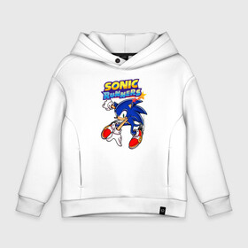 Детское худи Oversize хлопок с принтом Sonic , френч-терри — 70% хлопок, 30% полиэстер. Мягкий теплый начес внутри —100% хлопок | боковые карманы, эластичные манжеты и нижняя кромка, капюшон на магнитной кнопке | Тематика изображения на принте: 90 е | old school | sega | sonic | еж | игра | олдскулл | сега | синий еж | соник