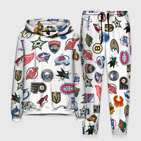 Мужской костюм 3D (с толстовкой) с принтом NHL PATTERN ,  |  | anaheim ducks | arizona coyotes | boston bruins | buffalo sabres | calgary flames | canadiens de montreal | carolina hurricanes | chicago blackhawks | colorado avalanche | columbus blue jackets | dallas stars | detroit red wings | edmonton oil | hockey | 