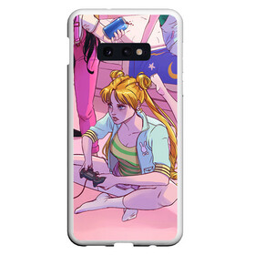 Чехол для Samsung S10E с принтом SAILOR MOON , Силикон | Область печати: задняя сторона чехла, без боковых панелей | anime | gaming | japan | manga | sailor moon | аниме | девочка | девушка | игра | лунная призма | манга | сейлор мун | сэйлор мун | япония