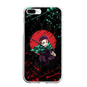 Чехол для iPhone 7Plus/8 Plus матовый с принтом KIMETSU NO YAIBA , Силикон | Область печати: задняя сторона чехла, без боковых панелей | demon slayer | kimetsu no yaiba | nezuko | shinobu | slayer | tanjiro | zenitsu | гию томиока | зенитцу | иноске хашибира | клинок рассекающий демонов | незуко | танджиро | шинобу кочо