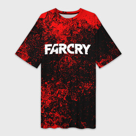 Платье-футболка 3D с принтом FARCRY ,  |  | far cry | far cry 5 | far cry new dawn | far cry primal | farcry | fc 5 | fc5 | game | new dawn | primal | игры | постапокалипсис | фар край | фар край 5