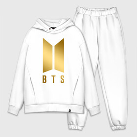 Мужской костюм хлопок OVERSIZE с принтом BTS GOLD | ЗОЛОТОЙ БТС (Z) ,  |  | bangtan boys | bt21 | bts | rm | бтс | ви | джей хоуп | джонгук | сюга | чимин | чин