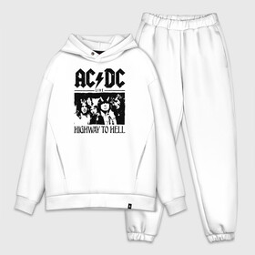 Мужской костюм хлопок OVERSIZE с принтом AC DC highway to hell ,  |  | ac dc | acdc | acdc ас дс | angus | back in black | highway to hell | mckinnon | young | австралийская | ангус янг | ас дс | асдс | блюз | в форме | гитара | группа | крис слэйд | метал | молния | музыка | п | певец | рок | рок н ролл