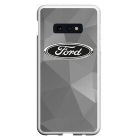 Чехол для Samsung S10E с принтом Ford ч б , Силикон | Область печати: задняя сторона чехла, без боковых панелей | explorer | fiesta | focus | ford | gt40 | kuga | mondeo | mustang | авто | автомобиль | ам | куга | машина | мондео | мустанг | фиеста | фокус | форд