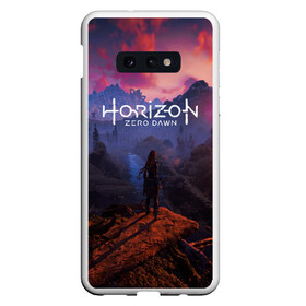 Чехол для Samsung S10E с принтом HORIZON ZERO DAWN , Силикон | Область печати: задняя сторона чехла, без боковых панелей | aloy | antasy girl | art | artwork | digital art | fantasy | horizon | horizon: zero dawn | landscape | tallneck | warrior fantasy | weapon | zero dawn