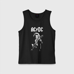 Детская майка хлопок с принтом AC DC ,  |  | ac dc | acdc | acdc ас дс | angus | back in black | highway to hell | mckinnon | young | австралийская | ангус янг | ас дс | асдс | блюз | в форме | гитара | группа | крис слэйд | метал | молния | музыка | п | певец | рок | рок н ролл