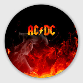 Коврик для мышки круглый с принтом AC DC , резина и полиэстер | круглая форма, изображение наносится на всю лицевую часть | ac dc | acdc | acdc ас дс | angus | back in black | highway to hell | mckinnon | young | австралийская | ангус янг | ас дс | асдс | блюз | в форме | гитара | группа | крис слэйд | метал | молния | музыка | п | певец | рок | рок н ролл