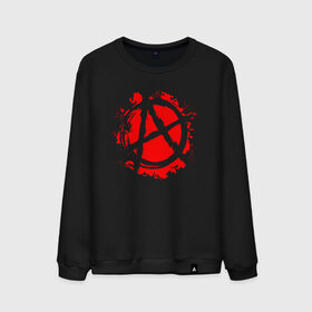 Мужской свитшот хлопок с принтом АНАРХИЯ , 100% хлопок |  | anarchy | riot | rock | анархия | бунт | знаки | музыка | панки | рок | символ