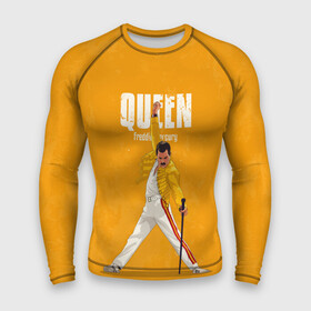 Мужской рашгард 3D с принтом Queen ,  |  | freddie mercury | queen | quen | the show must go on | we are the champions | богемская рапсодия | глэм | группа | квин | королева | куин | меркури | меркьюри | музыкант | мэркури | певец | песня | поп | рок | фаррух булсара | фредди