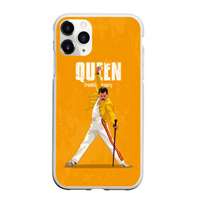 Чехол для iPhone 11 Pro матовый с принтом Queen , Силикон |  | freddie mercury | queen | quen | the show must go on | we are the champions | богемская рапсодия | глэм | группа | квин | королева | куин | меркури | меркьюри | музыкант | мэркури | певец | песня | поп | рок | фаррух булсара | фредди