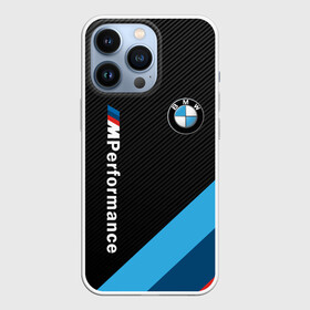 Чехол для iPhone 13 Pro с принтом BMW M PERFORMANCE ,  |  | bmw | bmw motorsport | bmw performance | carbon | m | motorsport | performance | sport | бмв | карбон | моторспорт | спорт