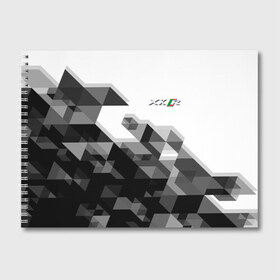 Альбом для рисования с принтом Jaguar XKR , 100% бумага
 | матовая бумага, плотность 200 мг. | auto | jaguar | xf | xk | авто | автомобиль | ам | машина | машины | ягуар