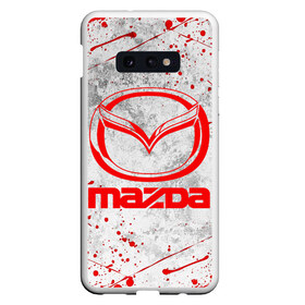 Чехол для Samsung S10E с принтом MAZDA RED LOGO , Силикон | Область печати: задняя сторона чехла, без боковых панелей | auto | mazda | mps | sport | авто | автомобиль | автомобильные | бренд | мазда | марка | машины | мпс | спорт