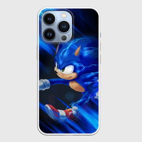 Чехол для iPhone 13 Pro с принтом SONIC | СОНИК (Z) ,  |  | Тематика изображения на принте: animal | games | hedgehog | sega | sonic | speed | speed sonic | быстрый ёж | ёж | ёжик | игры | персонаж | сега | синий ёж | скорость | соник