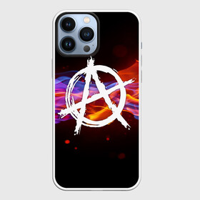 Чехол для iPhone 13 Pro Max с принтом АНАРХИЯ | ANARCHY ,  |  | Тематика изображения на принте: anarchy | bright | fire | flame | heat | light | riot | rock | wildfire | анархия | бунт | знаки | искры | музыка | огненный | огонь | панки | пламя | пожар | рок | символ