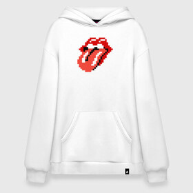 Худи SuperOversize хлопок с принтом rolling stones , 70% хлопок, 30% полиэстер, мягкий начес внутри | карман-кенгуру, эластичная резинка на манжетах и по нижней кромке, двухслойный капюшон
 | mick jagger | music | rock | rolling stones | музыка | рок