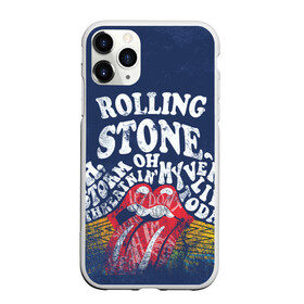 Чехол для iPhone 11 Pro Max матовый с принтом Rolling Stone , Силикон |  | mick jagger | music | rock | rolling stones | музыка | рок