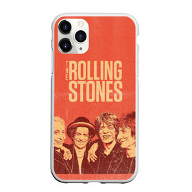 Чехол для iPhone 11 Pro Max матовый с принтом The Rolling Stones , Силикон |  | Тематика изображения на принте: mick jagger | music | rock | rolling stones | музыка | рок