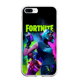 Чехол для iPhone 7Plus/8 Plus матовый с принтом FORTNITE , Силикон | Область печати: задняя сторона чехла, без боковых панелей | chapter 2 | fortnite | fortnite x | tilted teknique | игры | мисс будущее | фортнайт