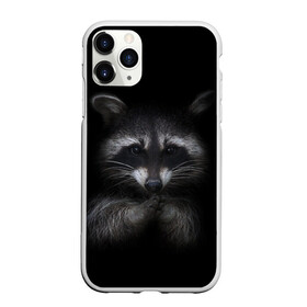 Чехол для iPhone 11 Pro Max матовый с принтом Енот , Силикон |  | animals | black | funny | photos | raccoon | white | белое | енот | енотик | енчик | животные | зверёк | звери | зверьки | зверюшки | полоскун | прикольные | прикольный | фото | черное