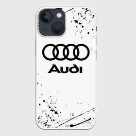 Чехол для iPhone 13 mini с принтом AUDI | ГРЯЗНЫЕ БРЫЗГИ ,  |  | audi | auto | sport | авто | автомобиль | автомобильные | ауди | бренд | марка | машины | спорт