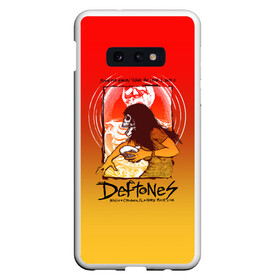 Чехол для Samsung S10E с принтом Deftones Poster , Силикон | Область печати: задняя сторона чехла, без боковых панелей | chi cheng | chino moreno | deftones | dia de los | diamond eye | дефтонс | серхио вега | стивен карпентер | фрэнк делгадо | чи ченг | чино морено | эйб каннингем