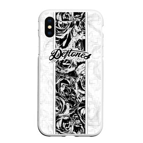 Чехол для iPhone XS Max матовый с принтом Deftones , Силикон | Область печати: задняя сторона чехла, без боковых панелей | Тематика изображения на принте: chi cheng | chino moreno | deftones | dia de los | diamond eye | дефтонс | серхио вега | стивен карпентер | фрэнк делгадо | чи ченг | чино морено | эйб каннингем