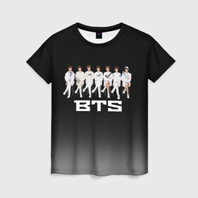Женская футболка 3D с принтом BTS , 100% полиэфир ( синтетическое хлопкоподобное полотно) | прямой крой, круглый вырез горловины, длина до линии бедер | bangtanboys | blackpink | bts | btsarmy | jhope | jimin | jin | jungkook | kimtaehyung | kpop | suga | taehyung | бтс | кпоп