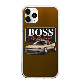 Чехол для iPhone 11 Pro Max матовый с принтом Boss Racing , Силикон |  | auto | check point | city style | jdm | street racing | авто | автомобиль | ам | гонщик | ждм | машина | скорость | стритрейсеры | уличные гонки