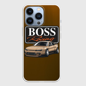 Чехол для iPhone 13 Pro с принтом Boss Racing | BOSS JDM ,  |  | auto | check point | city style | jdm | street racing | авто | автомобиль | ам | гонщик | ждм | машина | скорость | стритрейсеры | уличные гонки