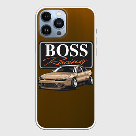 Чехол для iPhone 13 Pro Max с принтом Boss Racing | BOSS JDM ,  |  | auto | check point | city style | jdm | street racing | авто | автомобиль | ам | гонщик | ждм | машина | скорость | стритрейсеры | уличные гонки