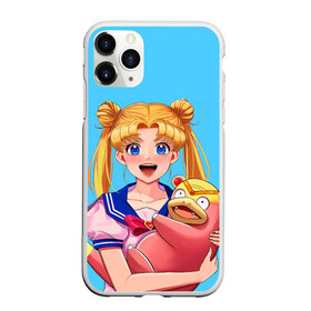 Чехол для iPhone 11 Pro Max матовый с принтом СЕЙЛОР И СЛОУПОК , Силикон |  | anime | japan | manga | pokemon | sailor moon | аниме | девочка | девушка | лунная призма | манга | покемон | сейлор мун | слоупок | сэйлор мун | япония