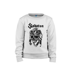 Детский свитшот хлопок с принтом Sabaton , 100% хлопок | круглый вырез горловины, эластичные манжеты, пояс и воротник | battle | panzerkampf | primo victoria | sabaton | the art of war | the great war | атака мертвецов | бисмарк | броден | войны | группа | йоаким | латный ботинок | метал | ночные ведьмы | пауэр | рок | рыцарские доспехи | сабатон