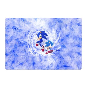 Магнитный плакат 3Х2 с принтом Sonic , Полимерный материал с магнитным слоем | 6 деталей размером 9*9 см | 90 е | old school | sega | sonic | еж | игра | олдскулл | сега | синий еж | соник