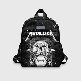 Детский рюкзак 3D с принтом Metallica , 100% полиэстер | лямки с регулируемой длиной, сверху петелька, чтобы рюкзак можно было повесить на вешалку. Основное отделение закрывается на молнию, как и внешний карман. Внутри дополнительный карман. По бокам два дополнительных кармашка | album | black | concert | heavy | kirk | metal | metallica | music | rock | tolls | джеймс хэтфилд | кирк хэмметт | клифф бёртон | ларс ульрих | метал | металлика | трэш