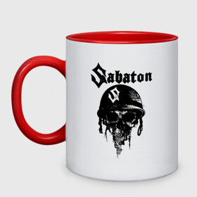 Кружка двухцветная с принтом Sabaton , керамика | объем — 330 мл, диаметр — 80 мм. Цветная ручка и кайма сверху, в некоторых цветах — вся внутренняя часть | battle | panzerkampf | primo victoria | sabaton | the art of war | the great war | атака мертвецов | бисмарк | броден | войны | группа | йоаким | латный ботинок | метал | ночные ведьмы | пауэр | рок | рыцарские доспехи | сабатон