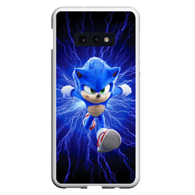 Чехол для Samsung S10E с принтом SONIC , Силикон | Область печати: задняя сторона чехла, без боковых панелей | Тематика изображения на принте: 2020 | anime | flexair | game | japan | sonic | аниме | еж | ежик | игра | кино | молнии | молния | скорость | соник | сонник | фильм | электричество | япония