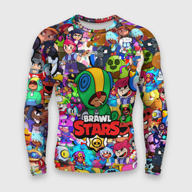 Мужской рашгард 3D с принтом BRAWL STARS LEON ,  |  | 8 bit | bibi | brawl stars | brock | bull | crow | dinomike | el primo | leon | mobile game | nita | poko | ricochet | sandy | shally | stars | tara | бравл старс | ворон | леон | мобильные игры