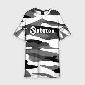 Детское платье 3D с принтом Камуфляж Sabaton , 100% полиэстер | прямой силуэт, чуть расширенный к низу. Круглая горловина, на рукавах — воланы | Тематика изображения на принте: battle | panzerkampf | primo victoria | sabaton | the art of war | the great war | атака мертвецов | бисмарк | броден | войны | группа | йоаким | латный ботинок | метал | ночные ведьмы | пауэр | рок | рыцарские доспехи | сабатон