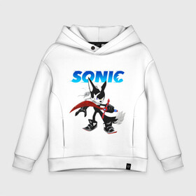 Детское худи Oversize хлопок с принтом SONIC , френч-терри — 70% хлопок, 30% полиэстер. Мягкий теплый начес внутри —100% хлопок | боковые карманы, эластичные манжеты и нижняя кромка, капюшон на магнитной кнопке | animal | games | hedgehog | sega | sonic | speed | speed sonic | быстрый ёж | ёж | ёжик | игры | персонаж | сега | синий ёж | скорость | соник