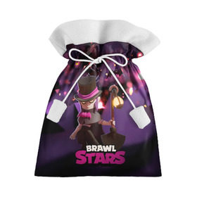 Подарочный 3D мешок с принтом Brawl stars Mortis Мортис , 100% полиэстер | Размер: 29*39 см | Тематика изображения на принте: brawl | brawl stars | brawlstars | brawl_stars | jessie | mortis | бравл | бравлстарс | мортис